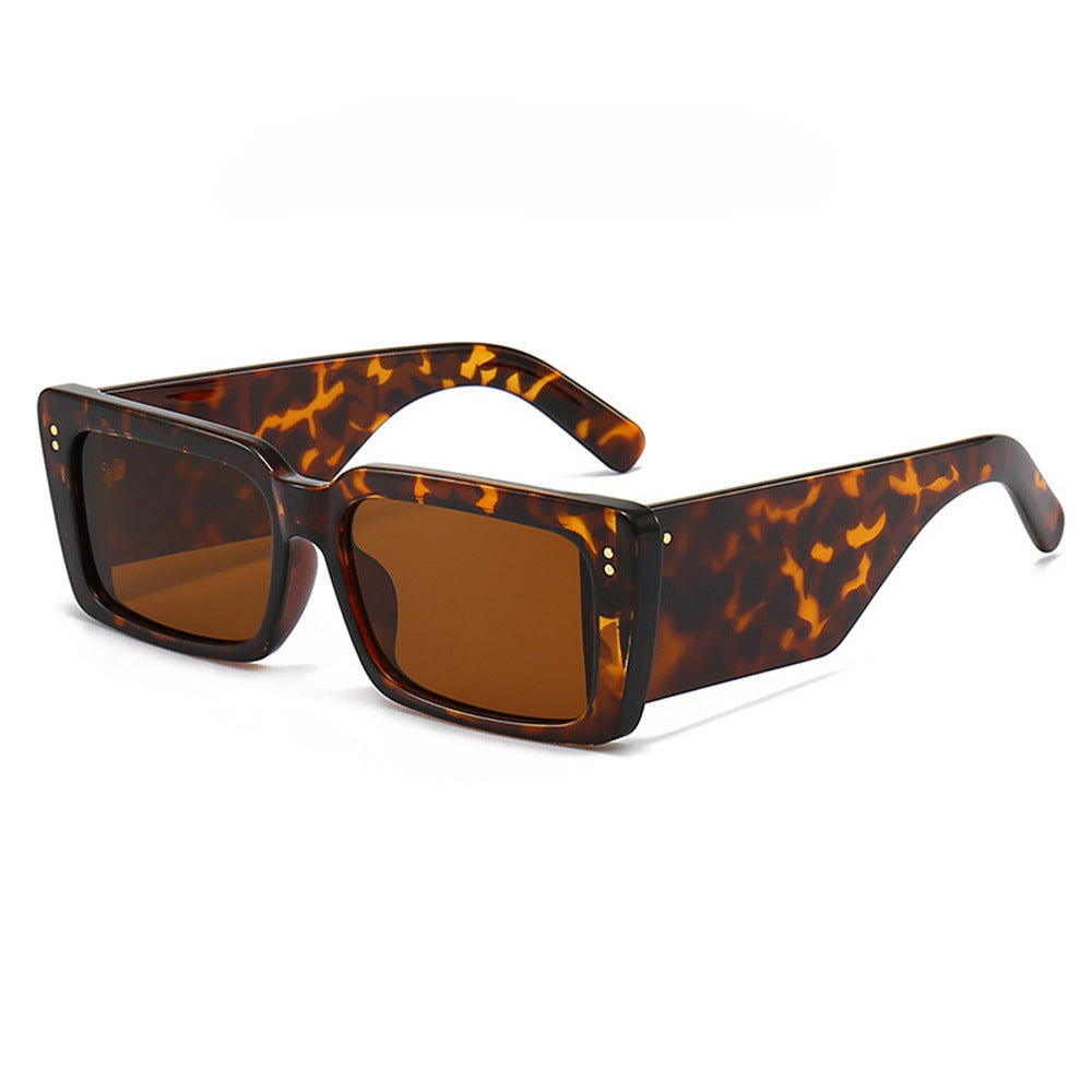 Wholesale Big Frame Square Thick Leg PC Sunglasses